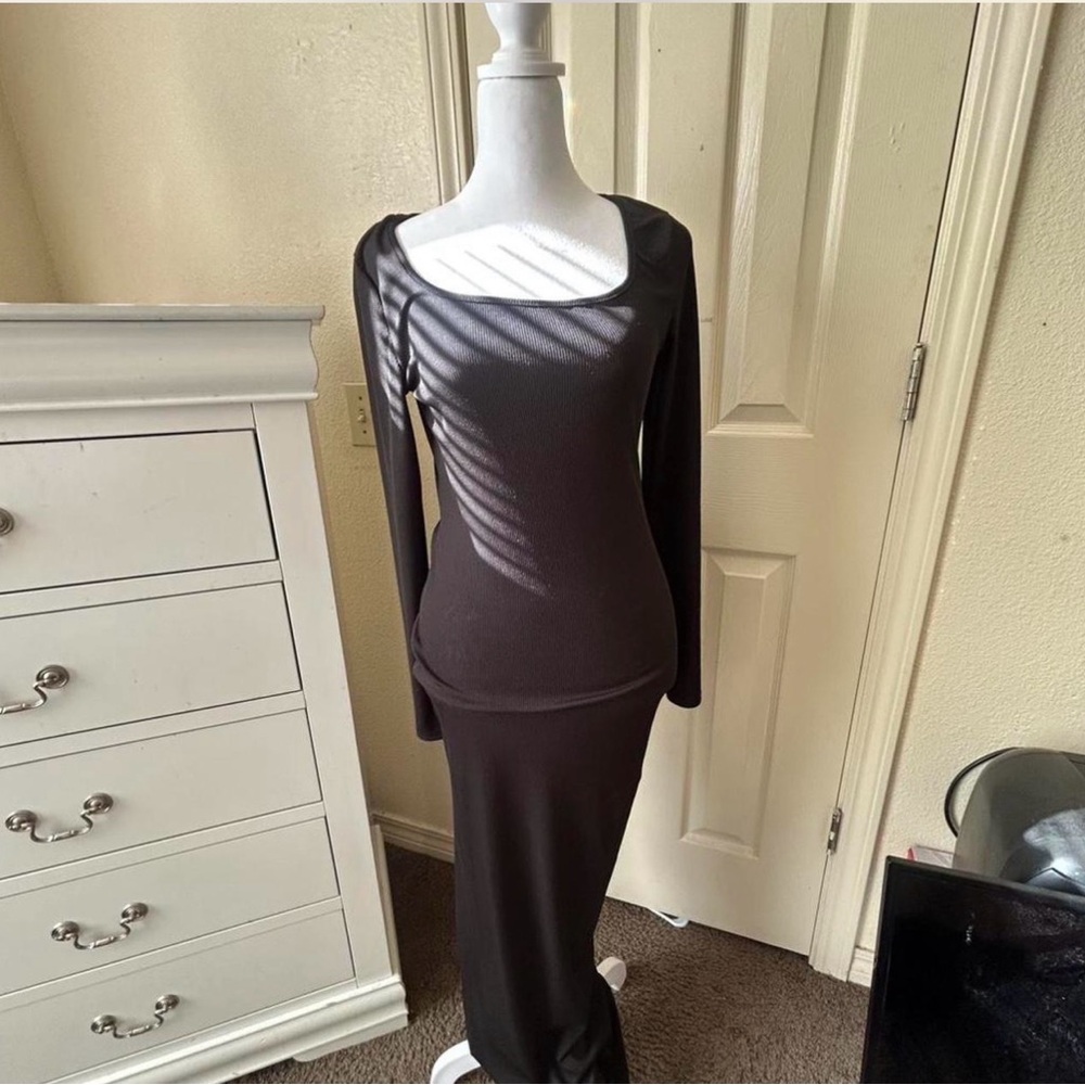 SHEIN Black Maxi Dress